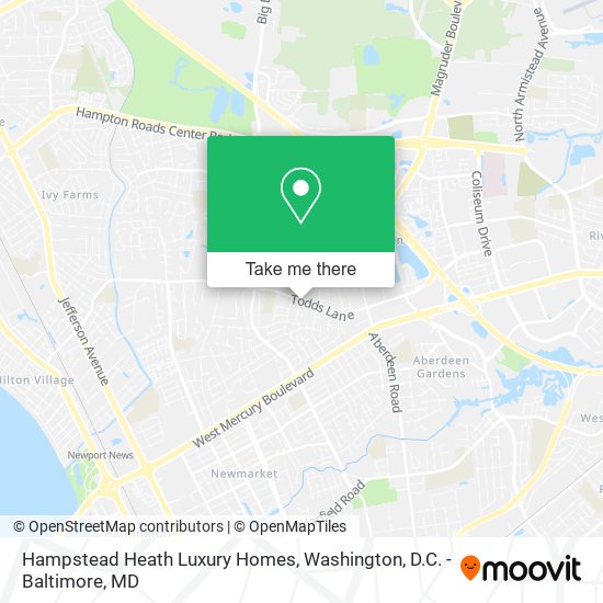 Hampstead Heath Luxury Homes map