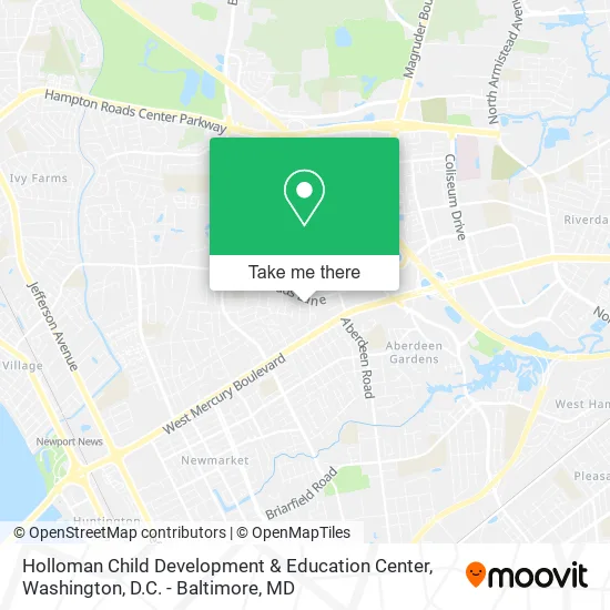 Holloman Child Development & Education Center map