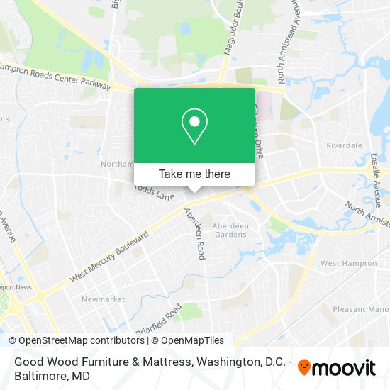 Mapa de Good Wood Furniture & Mattress
