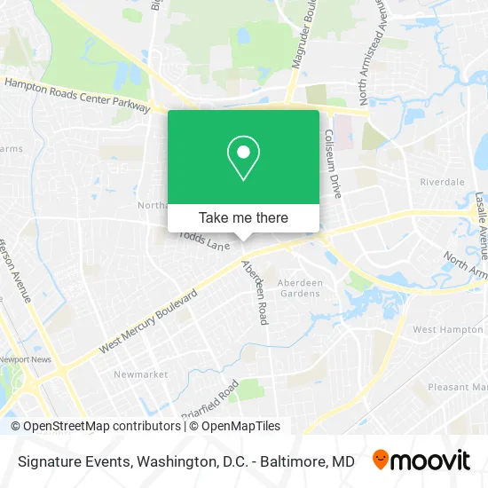 Signature Events map