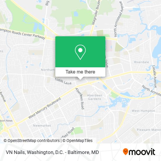 VN Nails map