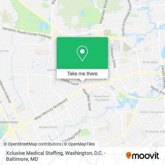 Xclusive Medical Staffing map