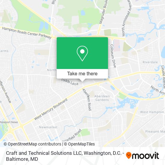 Craft and Technical Solutions LLC map