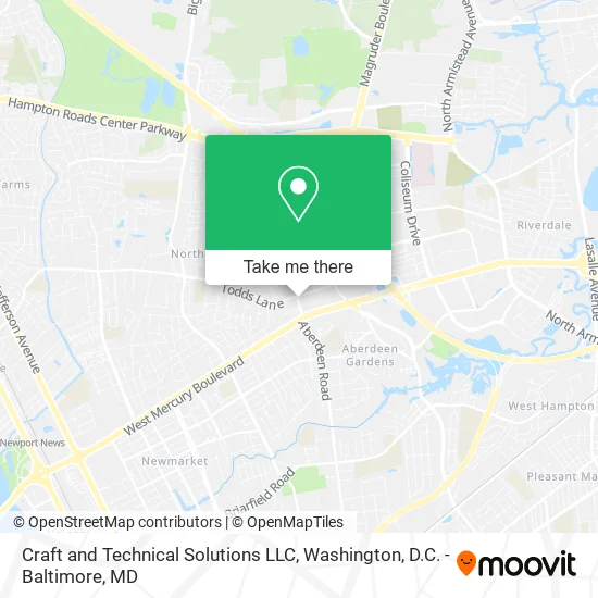Craft and Technical Solutions LLC map