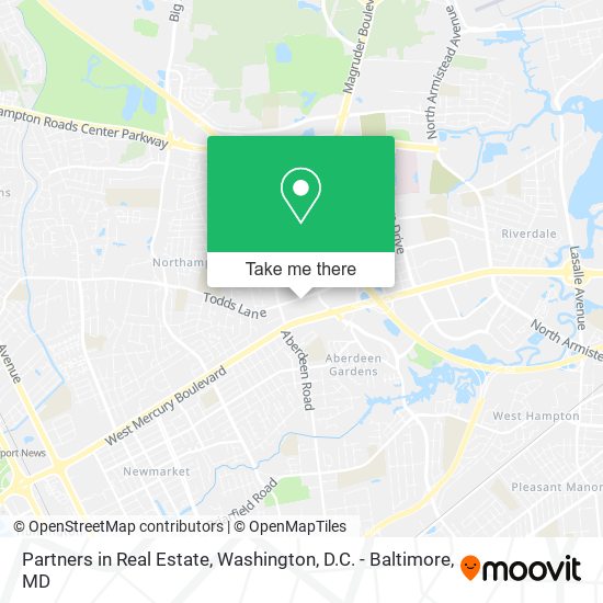 Partners in Real Estate map