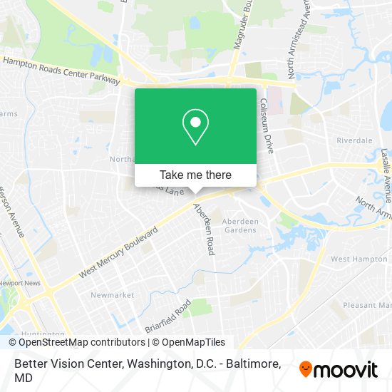 Mapa de Better Vision Center