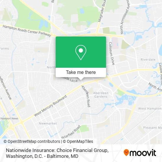 Nationwide Insurance: Choice Financial Group map