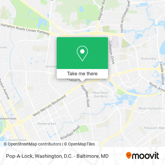 Pop-A-Lock map