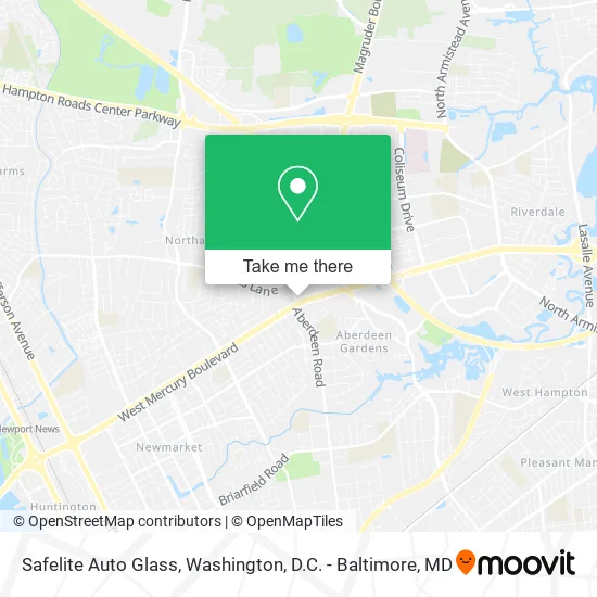 Safelite Auto Glass map