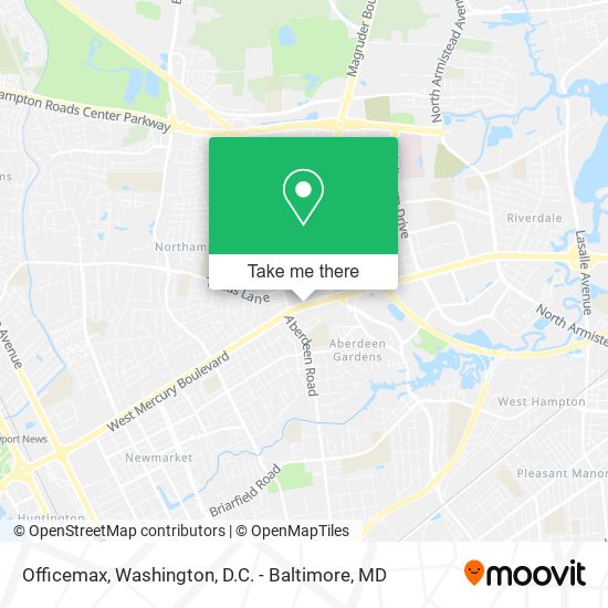Officemax map