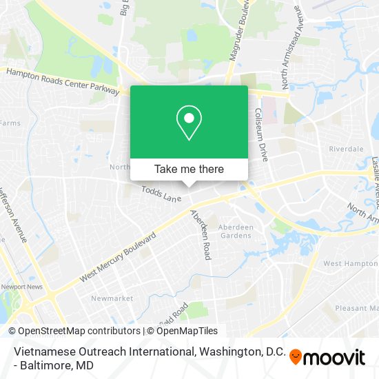 Vietnamese Outreach International map