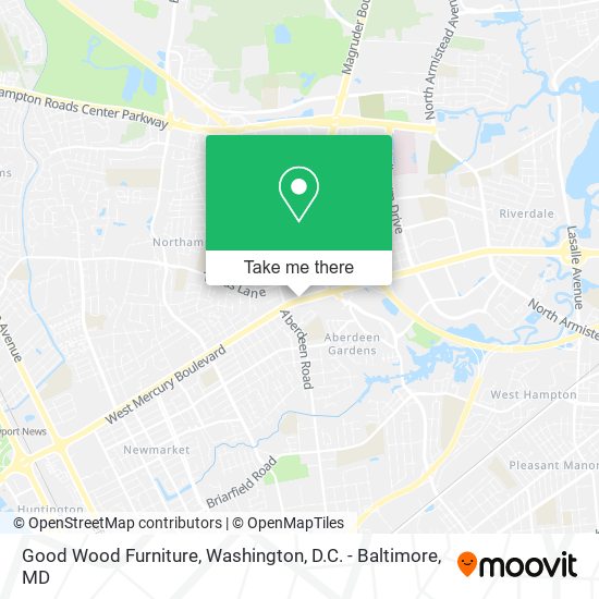 Mapa de Good Wood Furniture