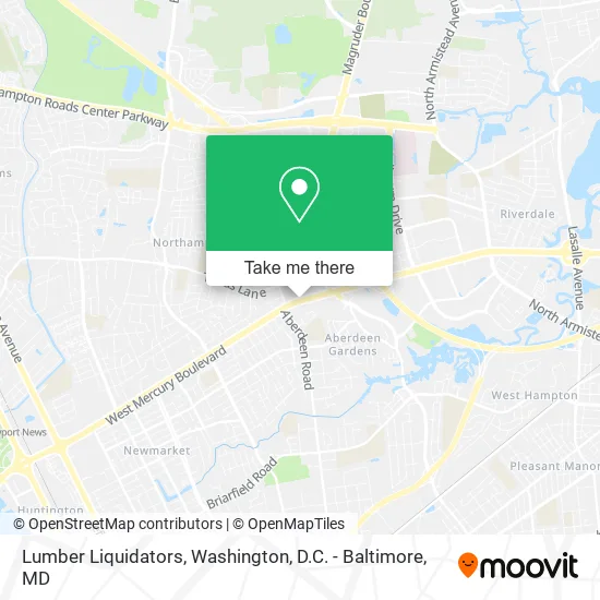 Lumber Liquidators map