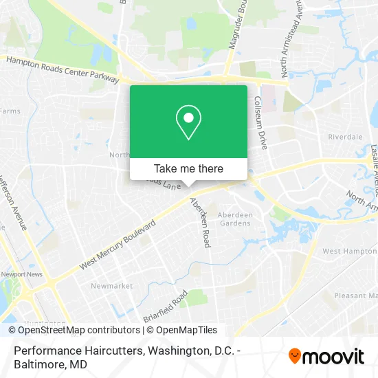 Performance Haircutters map