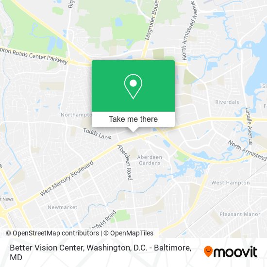 Mapa de Better Vision Center