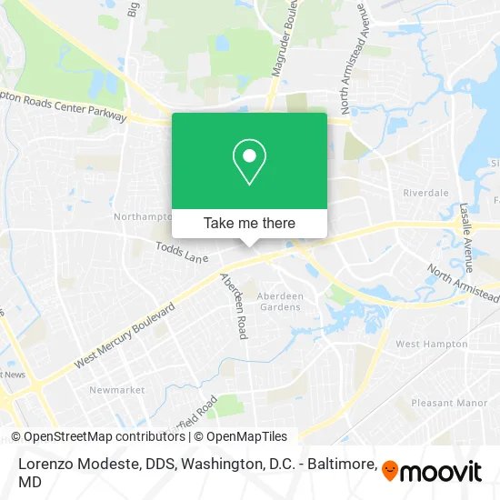 Lorenzo Modeste, DDS map