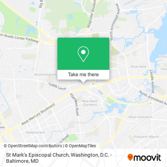 Mapa de St Mark's Episcopal Church