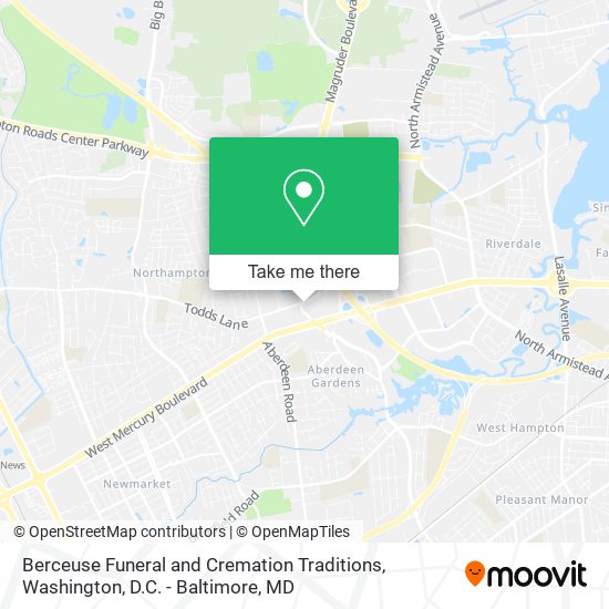 Berceuse Funeral and Cremation Traditions map