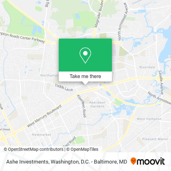 Ashe Investments map