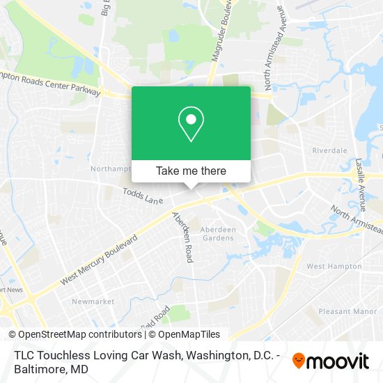 Mapa de TLC Touchless Loving Car Wash