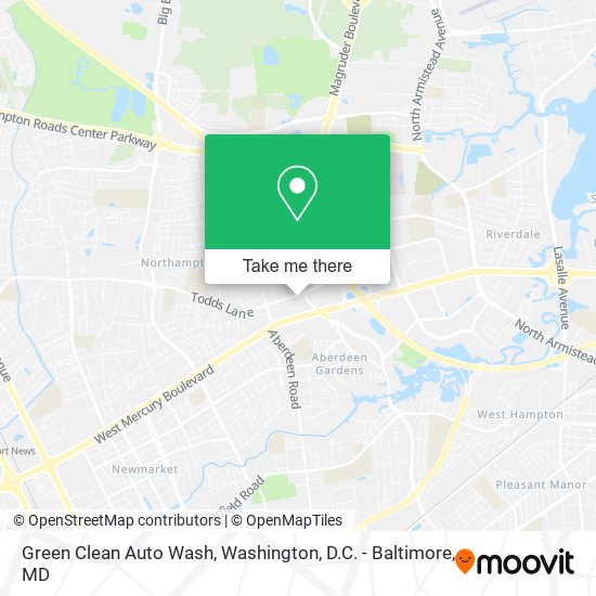Green Clean Auto Wash map