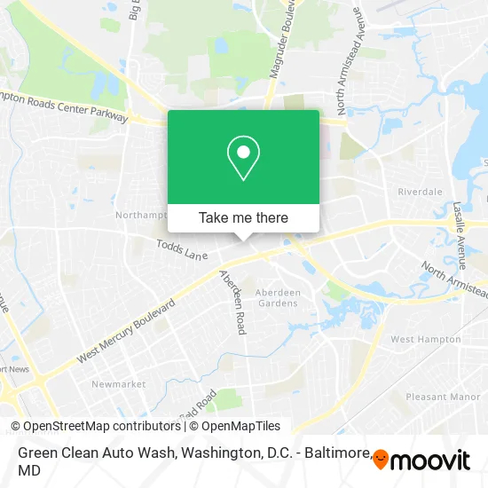 Green Clean Auto Wash map