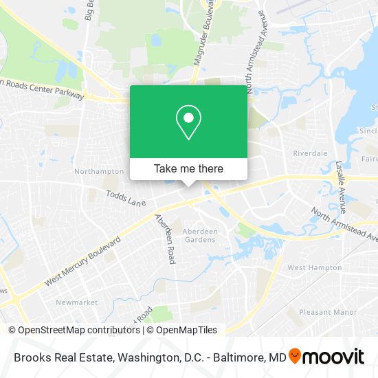 Mapa de Brooks Real Estate