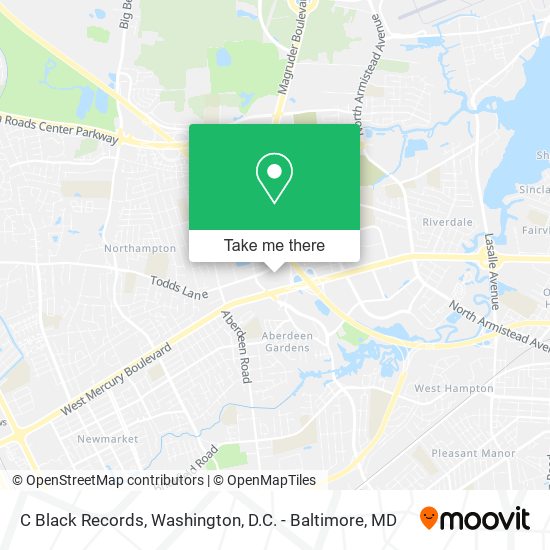 C Black Records map