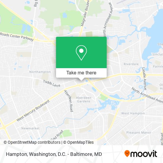 Mapa de Hampton