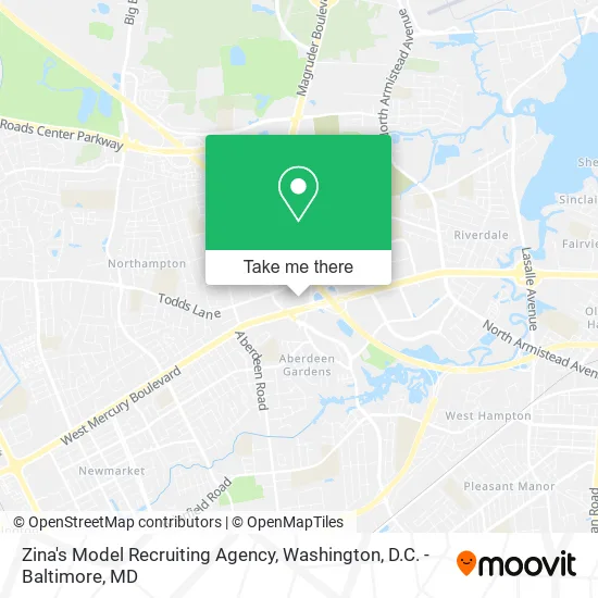 Zina's Model Recruiting Agency map