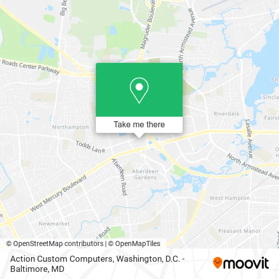 Action Custom Computers map