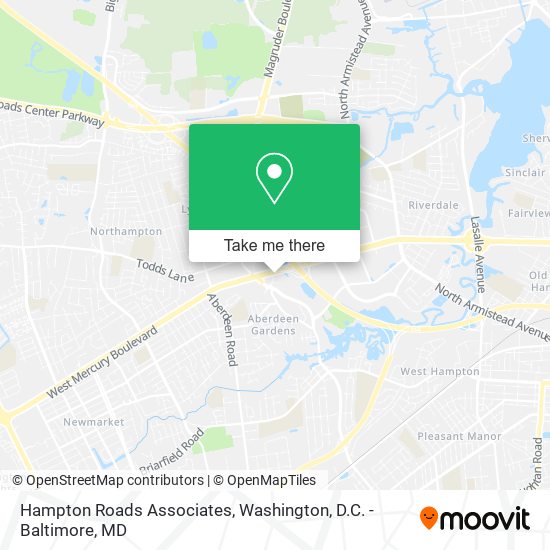 Hampton Roads Associates map