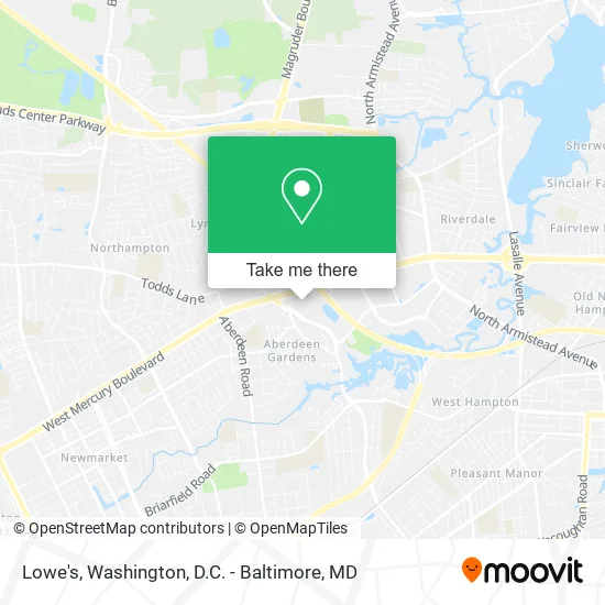 Lowe's map