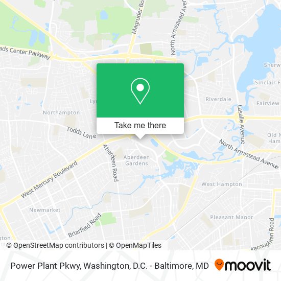 Power Plant Pkwy map