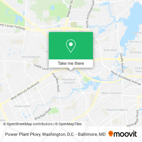 Power Plant Pkwy map