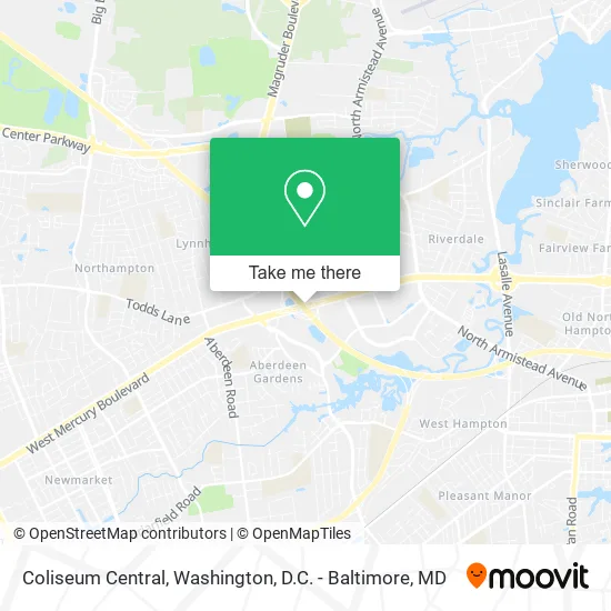 Coliseum Central map