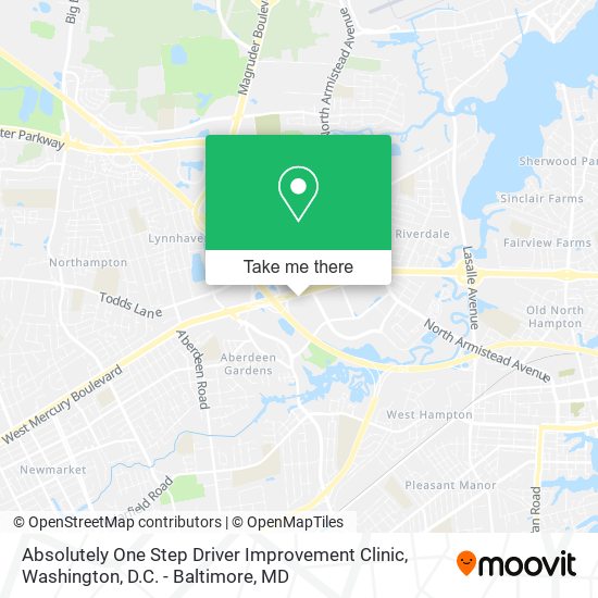 Absolutely One Step Driver Improvement Clinic map