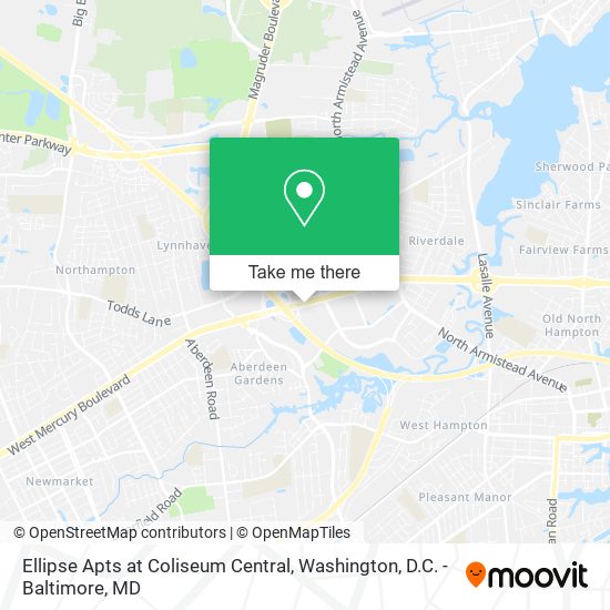 Ellipse Apts at Coliseum Central map