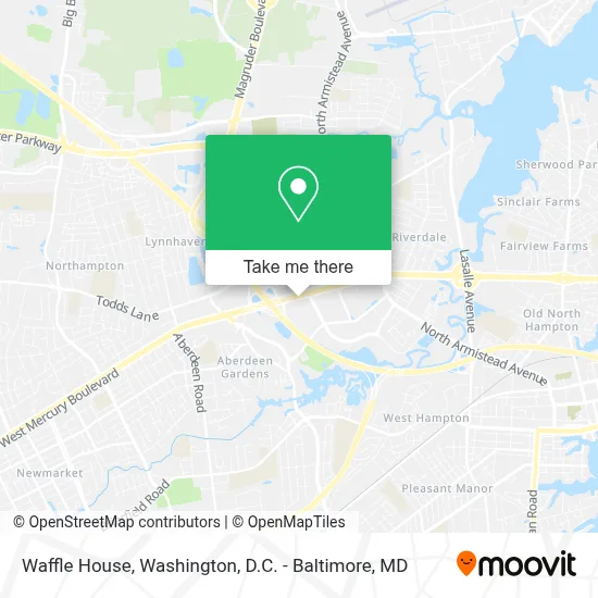 Waffle House map