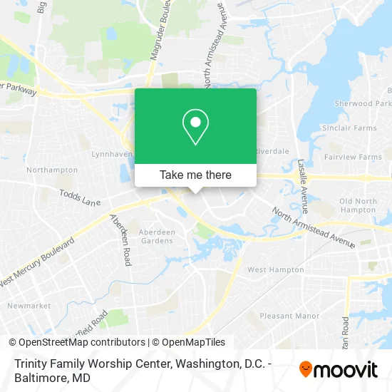 Trinity Family Worship Center map