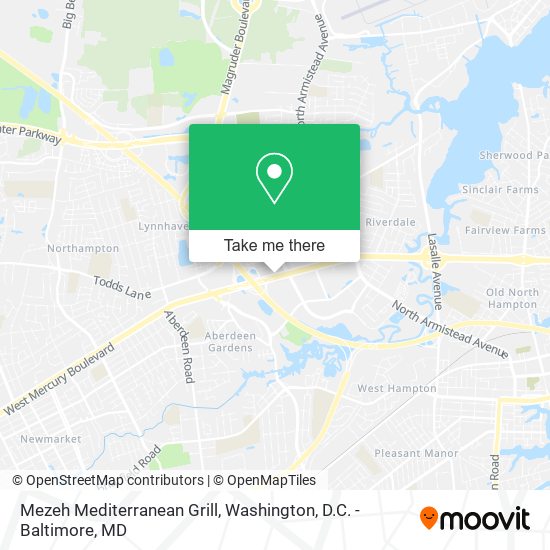 Mezeh Mediterranean Grill map
