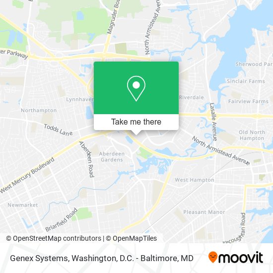 Mapa de Genex Systems