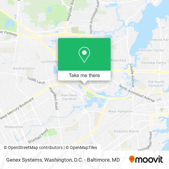 Genex Systems map