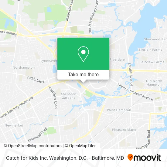 Catch for Kids Inc map