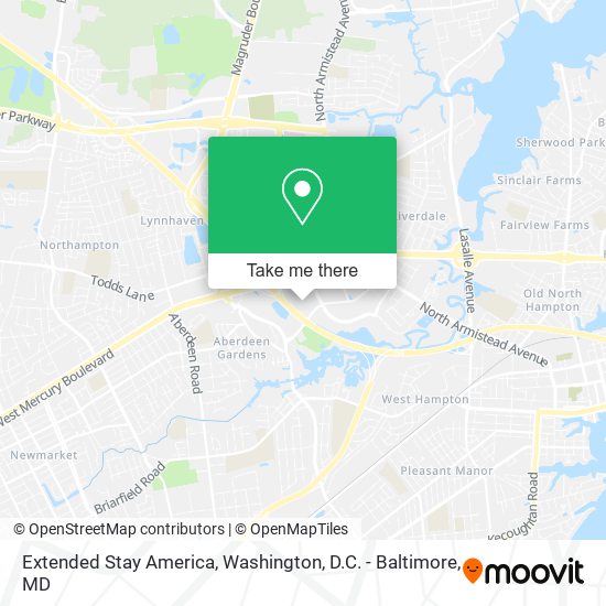 Extended Stay America map