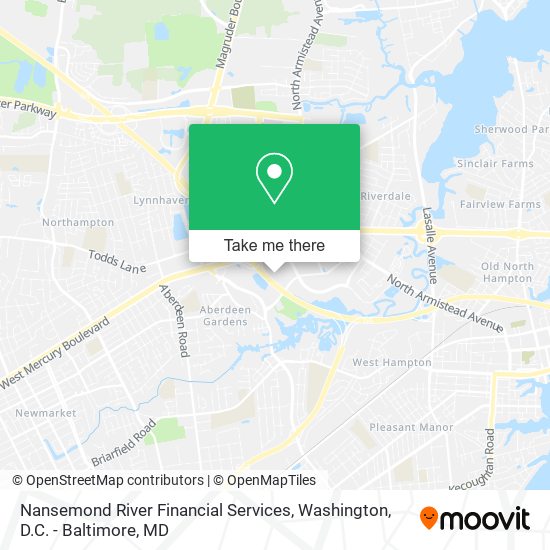 Nansemond River Financial Services map