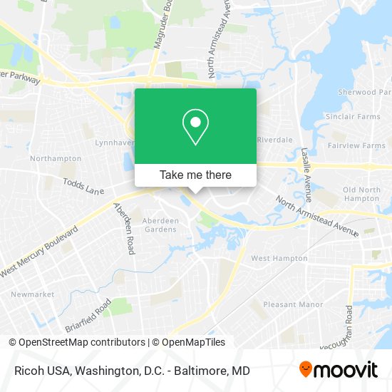 Mapa de Ricoh USA