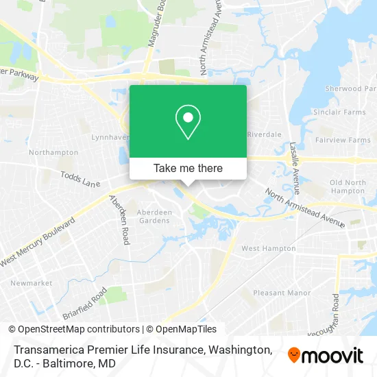 Transamerica Premier Life Insurance map
