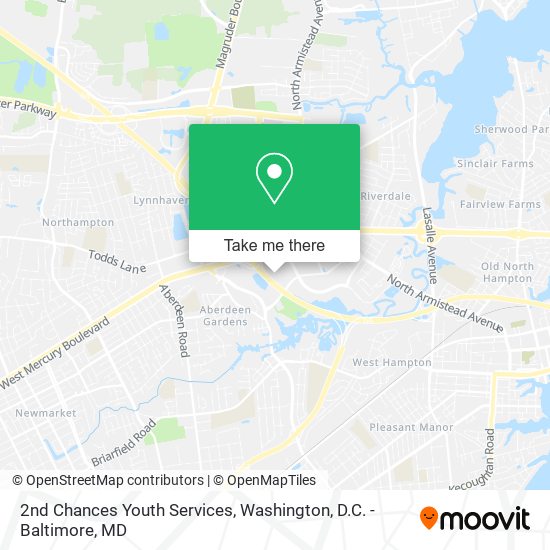 2nd Chances Youth Services map
