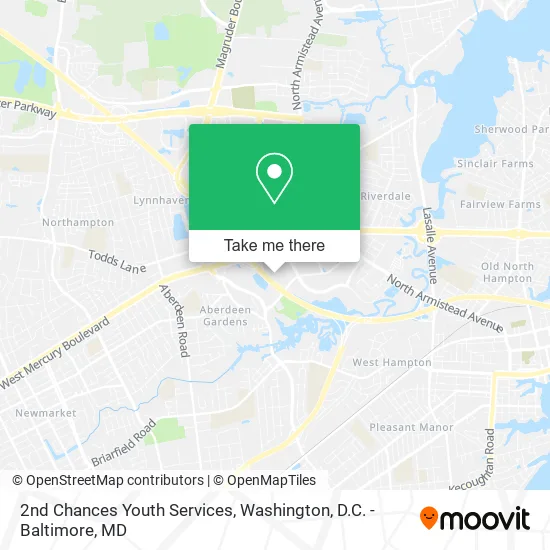 Mapa de 2nd Chances Youth Services